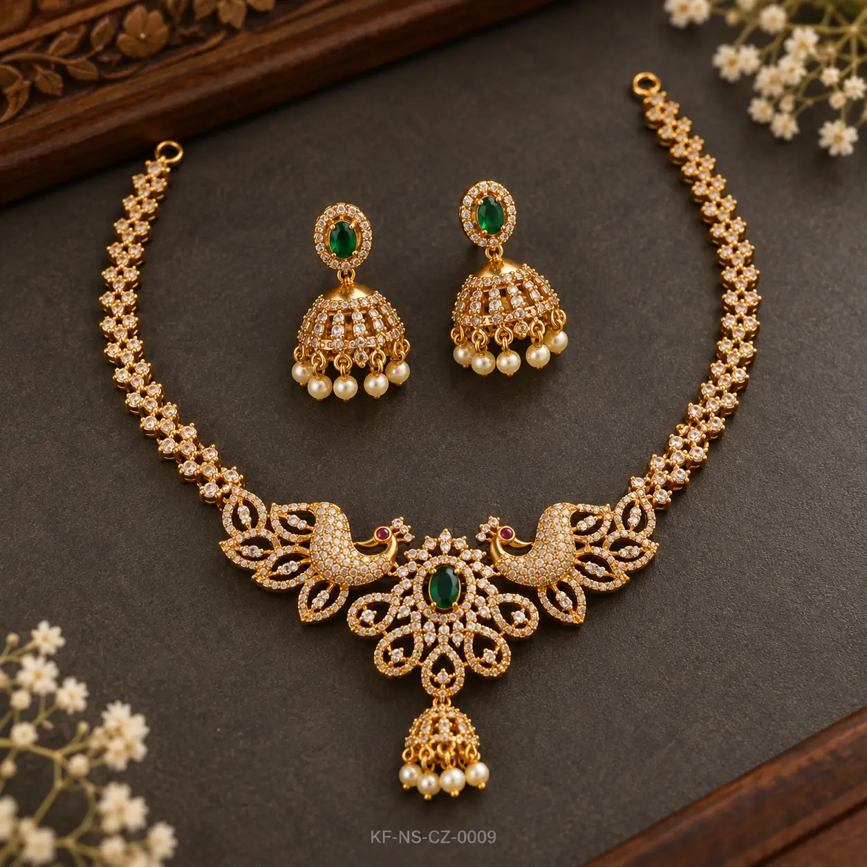 KF-NS-CZ-0009__Mayra-Grace-Gold-Necklace-Set__03-Craftsmanship-Gallery-Editorial-compressed-ndt-tools